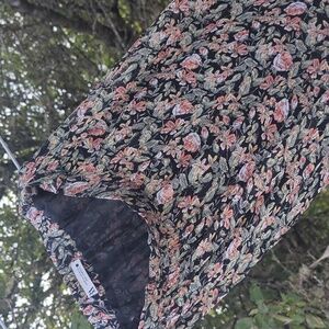 Zara tiered floral skirt
